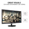 ViewSonic VX2757-MHD 27 Inch 75Hz 2ms 1080p Gaming Monitor with FreeSync - Like New