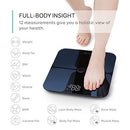 Eufy Smart Scale Bluetooth Body Fat Weight/Body Fat/BMI T9140 - BLACK - Like New