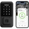 KWIKSET HALO WI-FI SMART LOCK ENTRY FRONT DOOR KEYLESS ENTRY DEADBOLT - BLACK - Like New