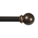 KENNEY CHELSEA 48-IN TO 86-IN OIL RUBBED BRONZE STEEL SINGLE CURTAIN ROD - Like New