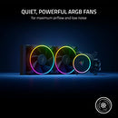 RAZER HANBO CHROMA RGB ALL IN ONE LIQUID COOLER ARGB RC21-01770100-R3U1 - BLACK - Like New