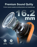 JZONES OPEN EAR HEADPHONES WIRELESS BLUETOOTH 5.3 - ORANGE - Like New