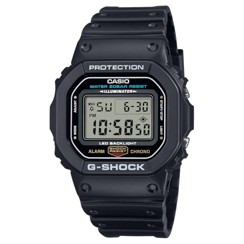 CASIO G-SHOCK SHOCK RESISTANT MEN WATER RESISTANT BLACK RESIN SPORT WATCH - Like New