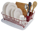 Rubbermaid 18L x 14.7W x 1.3H Clear Plastic Dish Drainer B000IZC082 - White - Brand New