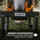GAS ONE B-5200KA OUTDOOR COOKER HIGH PRESSURE STEEL BRAIDED HOSE PROPANE BURNER - Like New
