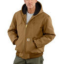 J140 Carhartt Men's Loose Fit Firm Duck Insulated Flannel Jacket Gravel M Tall - Brand New