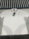 TIGER WOLF 3 BUTTON POLO SHIRT - SIZE: MEN XL - WHITE/RED/BLACK - Brand New