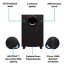 Logitech G560 PC Gaming Speaker System with DTS:X and LIGHTSYNC 980-001300 - Like New