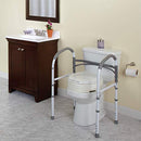 Carex Toilet Safety Rails Adjustable Detachable Toilet Safety Frame B008XI0XXA - Like New