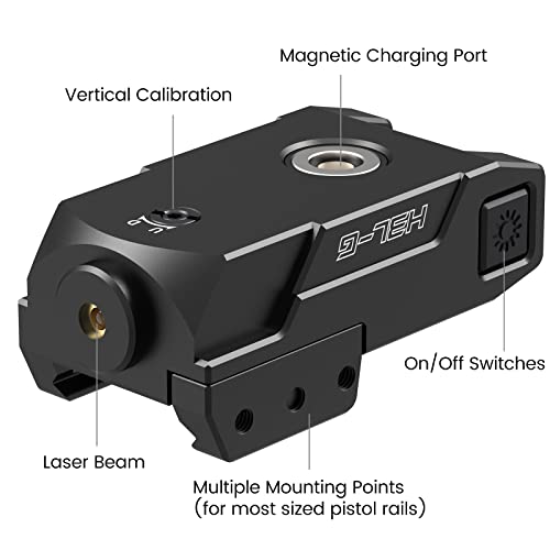 VOTATU H3L-G GREEN LASER SIGHT ALUMINUM ULTRA LOW PICATINNY MOUNT - BLACK - Like New