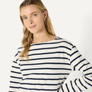 AEWM42486F25 Amazon Essentials Women's 100% Cotton Heavyduty Mariner Stripe XL - Brand New