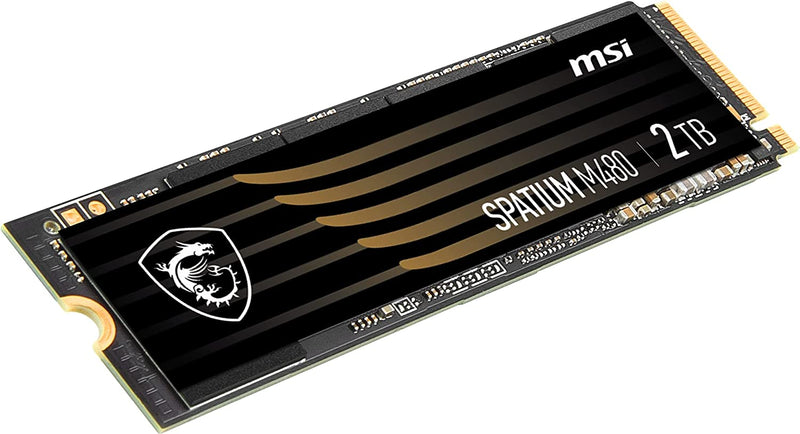 MSI SPATIUM M480 PCIe NVMe NAND 1400 TBW M.2 2TB SSD SM480N2TB New