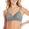 Hanes Women's Perfect Coverage Seamless T-Shirt Bra - Women's L (Charcoal) - Brand New