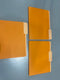 OFFICE DEPOT 2-TONE FILE FOLDERS, 1/3 CUT, LETTER SIZE, PACK OF 24 - ORANGE - Like New