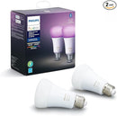 Philips Hue Smart 60W A19 LED Bulb 2 Pack 800LM Hue App - White/Ambiance - Like New