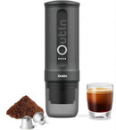 OUTIN NANO PORTABLE ELECTRIC ESPRESSO MACHINE TRAVEL COFFEE MAKER SPACE GRAY - Like New
