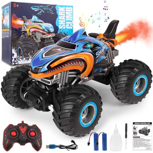 BESWIT MK724A 1:16 REMOTE CONTROL CAR or MONSTER TRUCK - BLUE/ORANGE - Like New