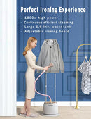 Sylintech Standing Garment Steamer Full Size Steamer 1800-Watt High, White - Like New