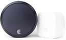 August Home Smart Lock Pro + Connect Hub - WiFi Smart Lock – Dark Gray - Like New