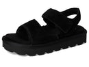 1167750 KOOLABURRA BY UGG TIZZ SANDALS SIZE WOMEN 7.5 BLACK - Like New