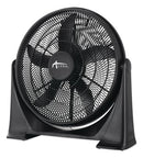 ALERA 20 3-SPEED SUPER-CIRCULATOR TILT FLOOR FAN - BLACK - Like New