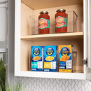 bHome Kitchen Organization Clear Plastic Storage Bins Pantry Organization - Brand New