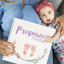 Unconditional Rosie My 9 Month Journey Pregnancy Journal Memory Book - Gray - Brand New