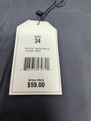 START MEN'S FLEX STRETCH COTTON CARGO PANTS - SIZE: MEN 34 - GRAY - Brand New