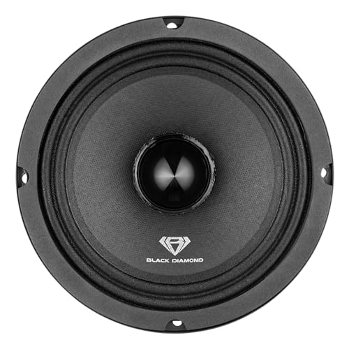 BLACK DIAMOND LOUDSPEAKER, MIDRANGE WITH BULLET - BLACK/GRAY - Like New