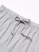 ESSENTIALS BY SEVEN APPAREL MEN'S SOLID COTTON KNIT SHORT - SIZE: MEN L - GRAY - Brand New