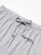 ESSENTIALS BY SEVEN APPAREL MEN SOLID COTTON KNIT SHORTS SIZE XL - GRAY - Brand New