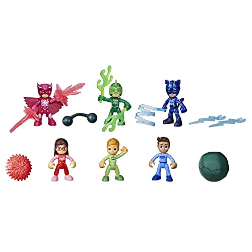 HASBRO PJ MASKS NIGHTTIME HEROES FIGURE SET PRESCHOOL HASBRO PN00074463 -MULTI - Like New