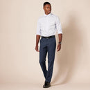 AMAZON ESSENTIALS MEN'S SLIM-FIT FLAT-FRONT DRESS PANT - NAVY - SIZE 34W X 29L - Brand New