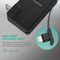 RAVPOWER 9000MAH 18W LIGHTNING CONNECTOR POWER BANK USB OUTPUT WALL PLUG - BLACK Like New