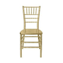 CHIVARI PREMIUM CHIAVARI TOUGHRESIN CHAIRS FULLY ASSEMBLED(2, SPARKLING GOLD) - Like New