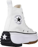 CONVERSE RUN STAR HIKE HIGH TOP PLATFORM SHOES MEN 8.5 WOMEN 10 WHITE/BLACK/GUM - Like New