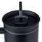 OWALA 40OZ STAINLESS STEEL TUMBLER WITH HANDLE PANTHER PAW BLACK - Like New
