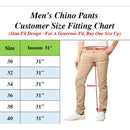 GALAXY BY HARVIC MENS KHAKI 4-WAY STRETCH PANTS - SIZE: MEN 32X31 - BLACK - Brand New