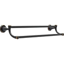 Peerless 24-in Double Oil Rubbed Bronze Wall Mount Double Towel Bar B08BTL537H - Brand New