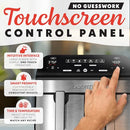 GOURMIA GAF966 10 Qt DUAL BASKET AIR FRYER COOK BLACK/STAINLESS STEEL TRIM - Like New