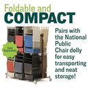 Premium Padded Portable Folding Chairs by National Public 4 Pack French Beige - Brand New