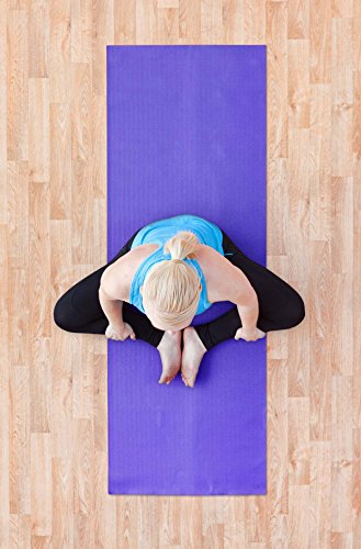 GENERIC YOGA MAT, 72 X 24 X .25 - PURPLE - Like New