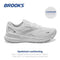 Brooks Women’s Adrenaline GTS 23 Supportive Running Shoe White/Oyster/Silver - Like New