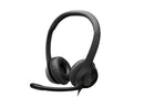 Logitech H390 Wired Headset, Stereo Headphones with Noise-Cancelling