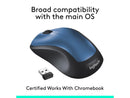 Logitech M310 910-001917 Peacock Blue 3 Buttons 1 x Wheel USB RF Wireless