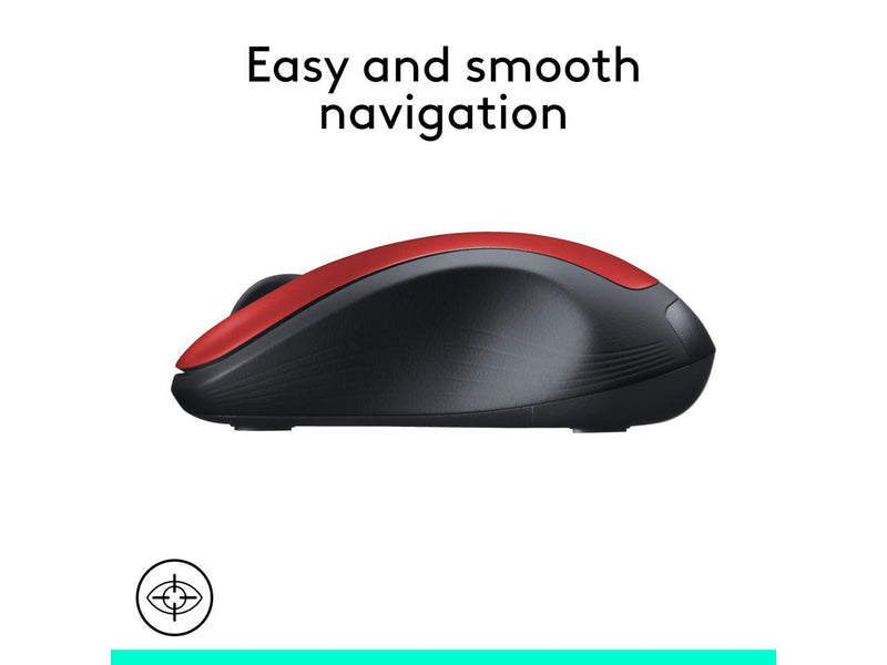 Logitech M310 Wireless Mouse, 2.4 GHz with USB Nano Receiver, 1000 DPI Optical