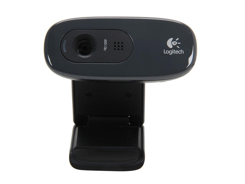 Logitech C270 HD Webcam, HD 720p, Widescreen HD Video Calling, HD Light