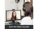Logitech C270 HD Webcam, HD 720p, Widescreen HD Video Calling, HD Light