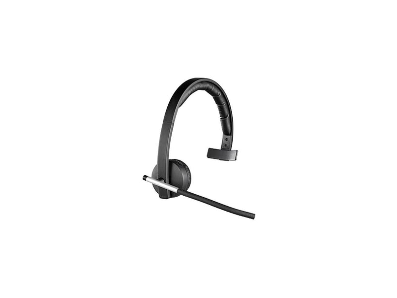 Logitech Wireless Headset H820e Single-Ear Mono Business Headset - Black