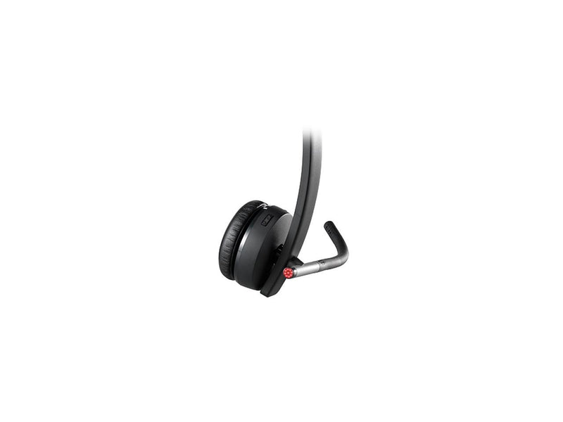 Logitech Wireless Headset H820e Single-Ear Mono Business Headset - Black